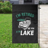 Im Retired See You At The Lake Garden Flag Funny Retirement Gifts Lake Lover Gifts - Wonder Print Shop