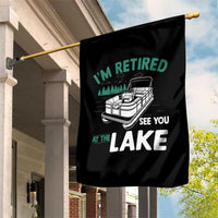 Im Retired See You At The Lake Garden Flag Funny Retirement Gifts Lake Lover Gifts - Wonder Print Shop