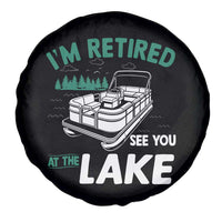 Im Retired See You At The Lake Spare Tire Cover Funny Retirement Gifts Lake Lover Gifts - Wonder Print Shop
