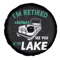 Im Retired See You At The Lake Spare Tire Cover Funny Retirement Gifts Lake Lover Gifts - Wonder Print Shop