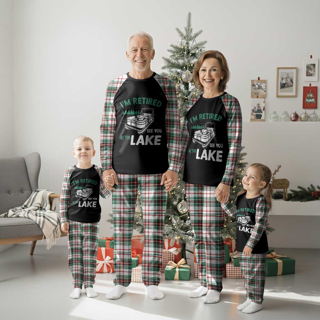 Im Retired See You At The Lake Plaid Pajama Set Funny Retirement Gifts Lake Lover Gifts - Wonder Print Shop