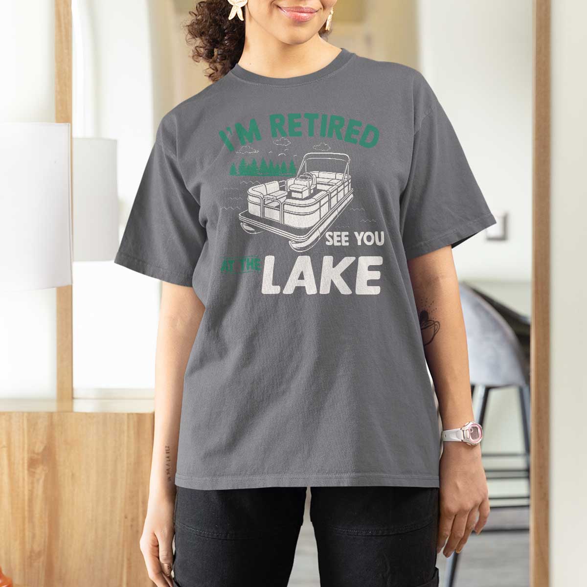 Im Retired See You At The Lake T Shirt For Women Funny Retirement Gifts Lake Lover Gifts - Wonder Print Shop