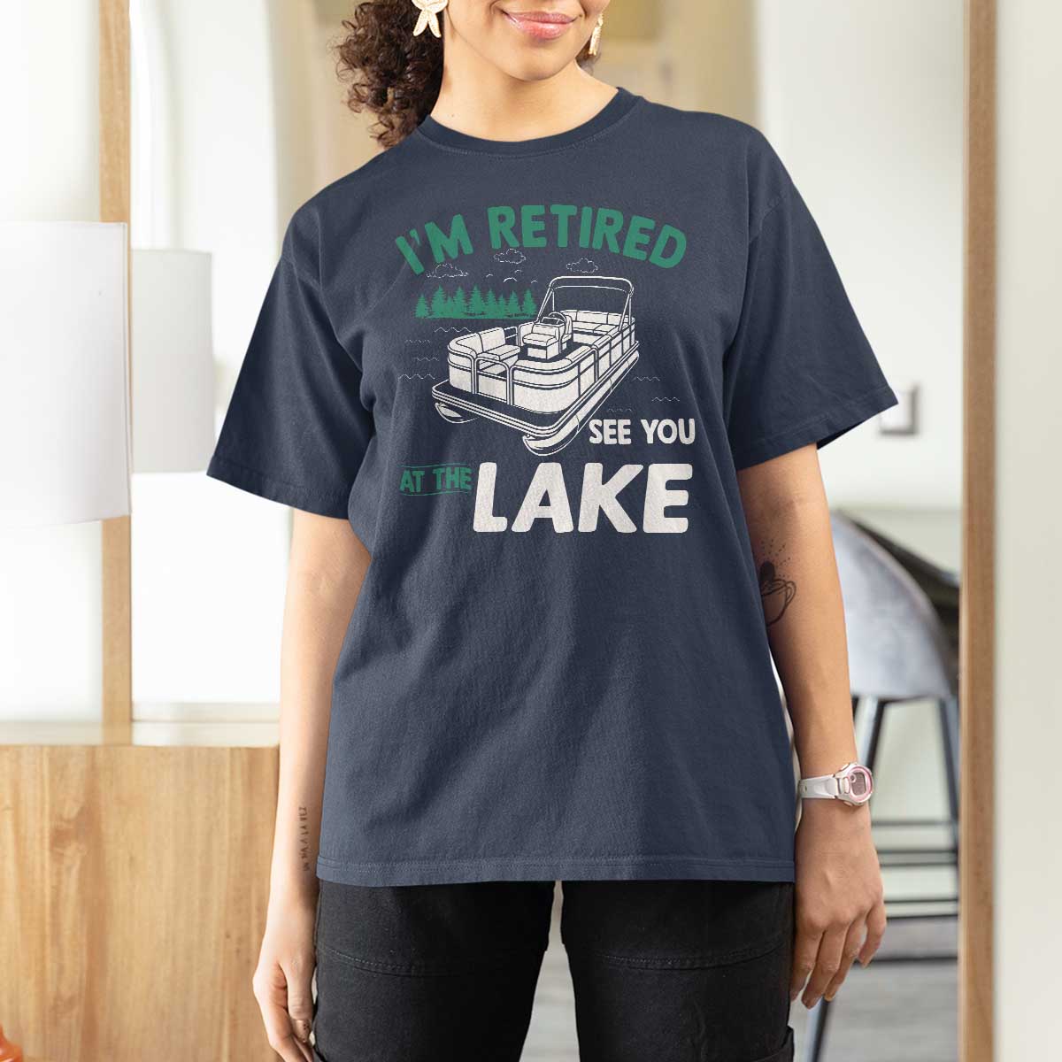Im Retired See You At The Lake T Shirt For Women Funny Retirement Gifts Lake Lover Gifts - Wonder Print Shop