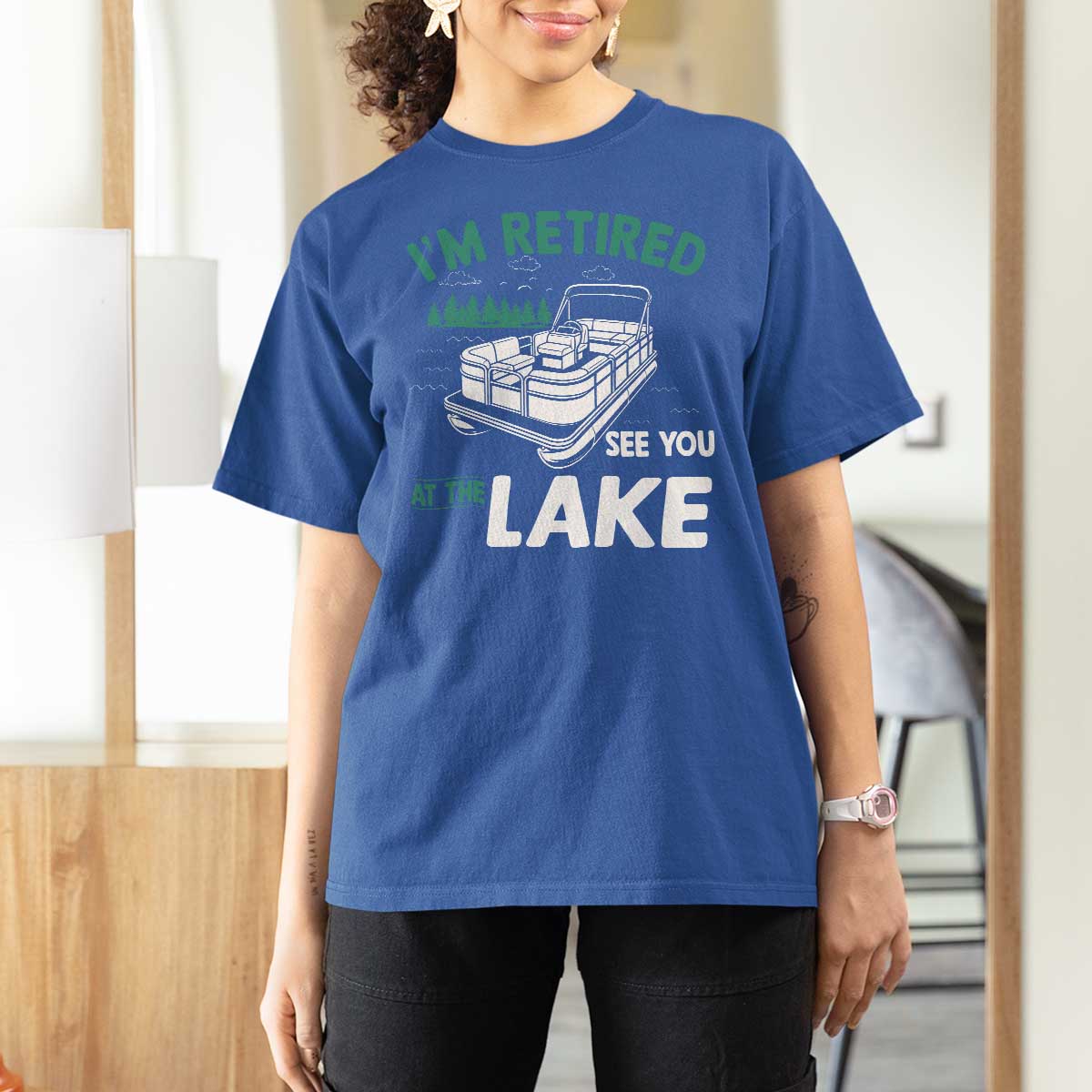 Im Retired See You At The Lake T Shirt For Women Funny Retirement Gifts Lake Lover Gifts - Wonder Print Shop