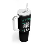 Im Retired See You At The Lake Tumbler With Handle Funny Retirement Gifts Lake Lover Gifts - Wonder Print Shop