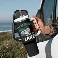 Im Retired See You At The Lake Tumbler With Handle Funny Retirement Gifts Lake Lover Gifts - Wonder Print Shop