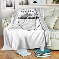 My Retirement Plan Lake Life Throw Blanket Retired To The Lake Cool Outdoor Camping - Wonder Print Shop