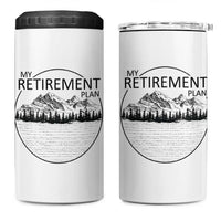 My Retirement Plan Lake Life 4 in 1 Can Cooler Tumbler Retired To The Lake Cool Outdoor Camping - Wonder Print Shop
