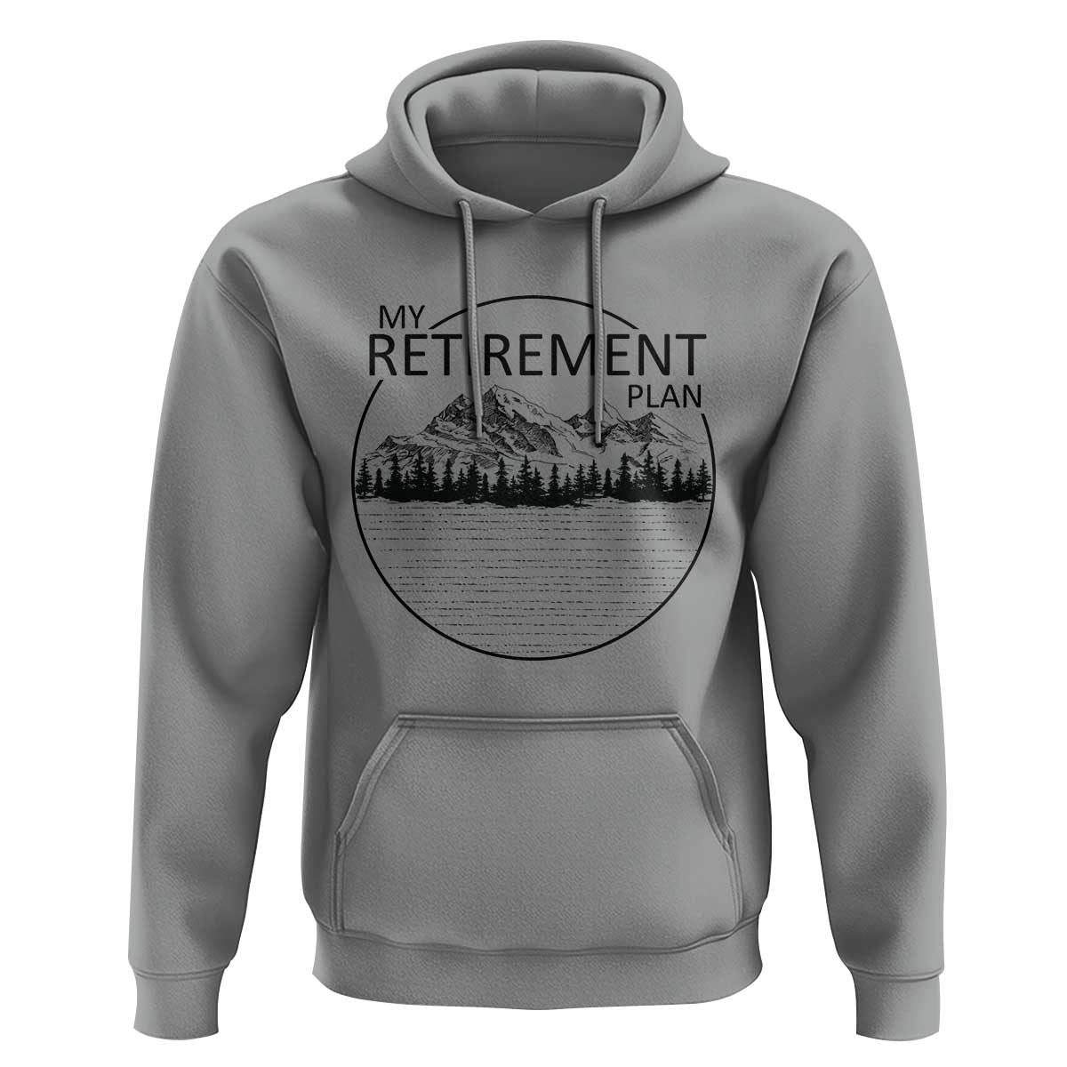 My Retirement Plan Lake Life Hoodie Retired To The Lake Cool Outdoor Camping - Wonder Print Shop