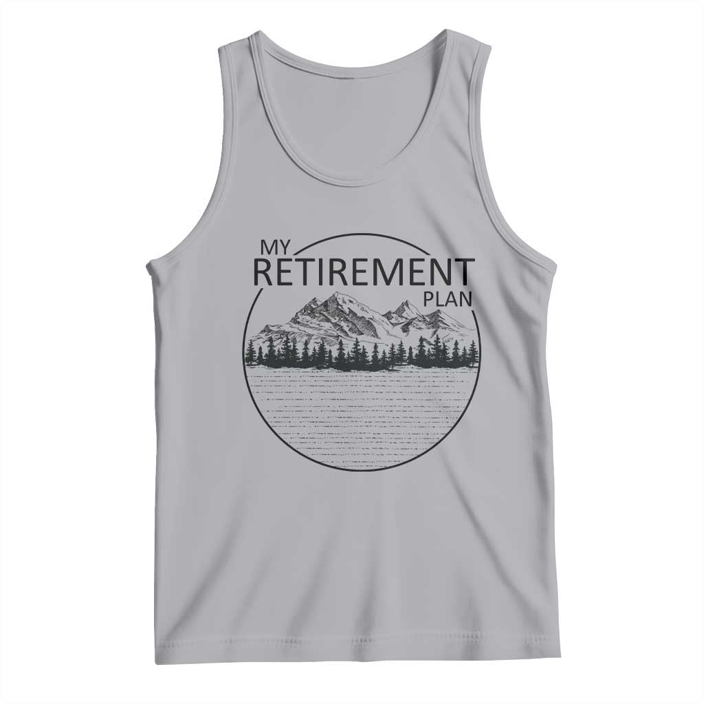 My Retirement Plan Lake Life Tank Top Retired To The Lake Cool Outdoor Camping - Wonder Print Shop