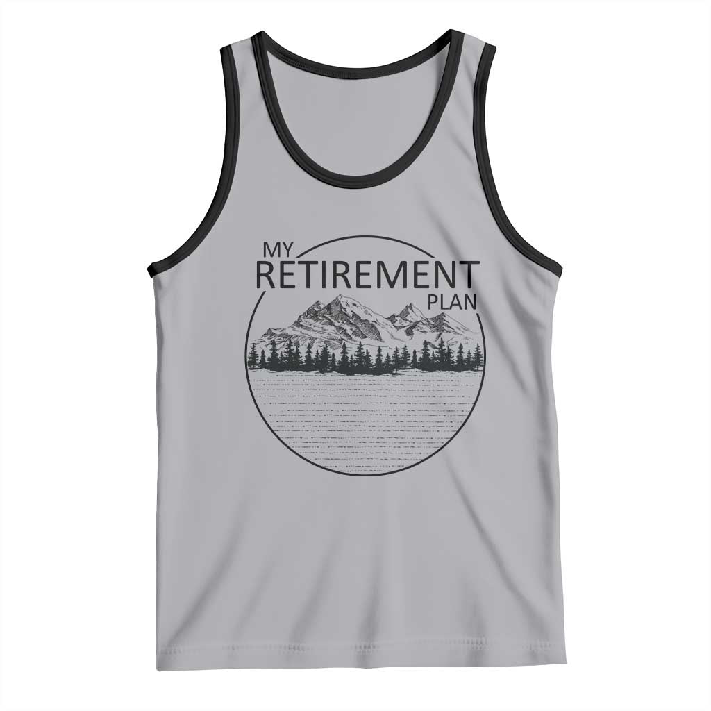 My Retirement Plan Lake Life Tank Top Retired To The Lake Cool Outdoor Camping - Wonder Print Shop