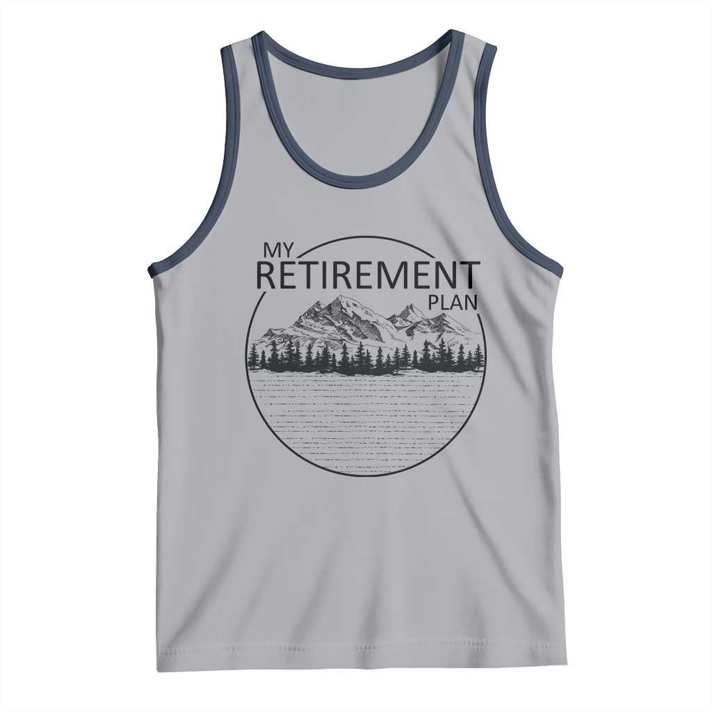 My Retirement Plan Lake Life Tank Top Retired To The Lake Cool Outdoor Camping - Wonder Print Shop