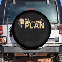 Golfer Retired Spare Tire Cover My Golf Retirement Plan Funny Saying Golfing