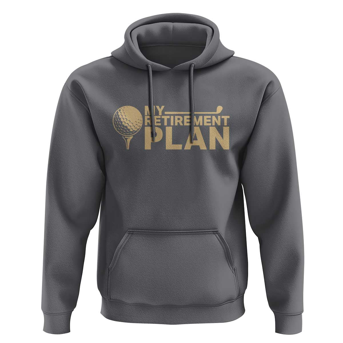 Golfing Retired Hoodie My (Golf) Retirement Plan Funny Saying Golfing