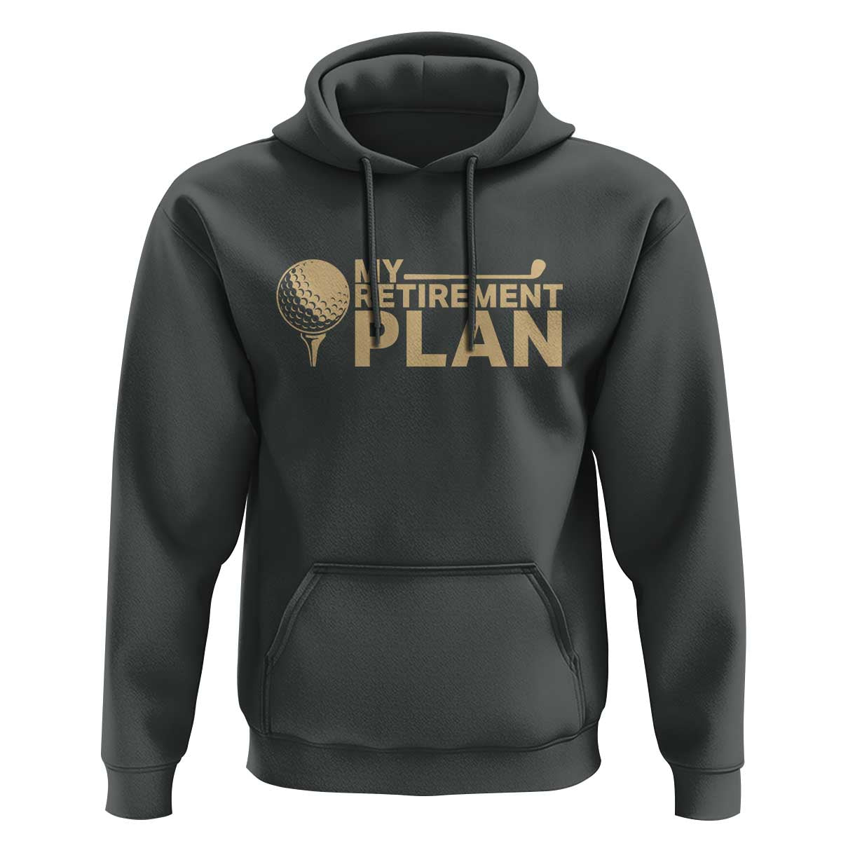 Golfing Retired Hoodie My (Golf) Retirement Plan Funny Saying Golfing