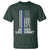 Retired Police Lieutenant T Shirt Retirement Thin Blue Line American Flags
