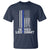 Retired Police Lieutenant T Shirt Retirement Thin Blue Line American Flags