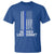 Retired Police Lieutenant T Shirt Retirement Thin Blue Line American Flags