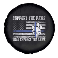 Police K9 Spare Tire Cover Support The Paws That Enforce The Laws US Flag - Wonder Print Shop