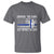 Police K9 T Shirt Support The Paws That Enforce The Laws US Flag - Wonder Print Shop