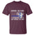 Police K9 T Shirt Support The Paws That Enforce The Laws US Flag - Wonder Print Shop