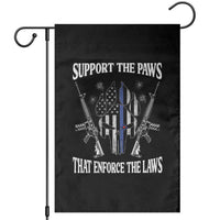 Police K9 Garden Flag Support The Paws That Enforce The Laws American Flag - Wonder Print Shop