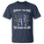 Police K9 T Shirt Support The Paws That Enforce The Laws American Flag - Wonder Print Shop