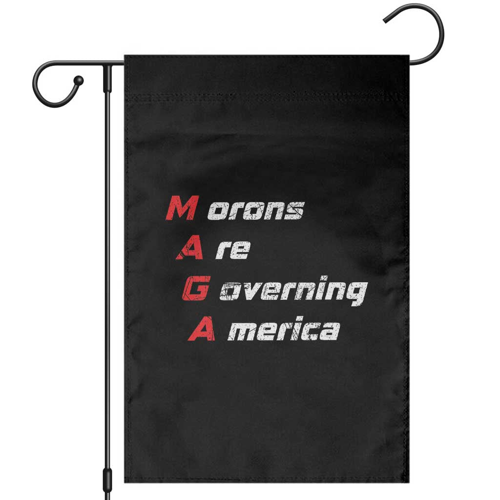 Morons Are Governing America Garden Flag - Wonder Print Shop