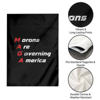 Morons Are Governing America Garden Flag - Wonder Print Shop