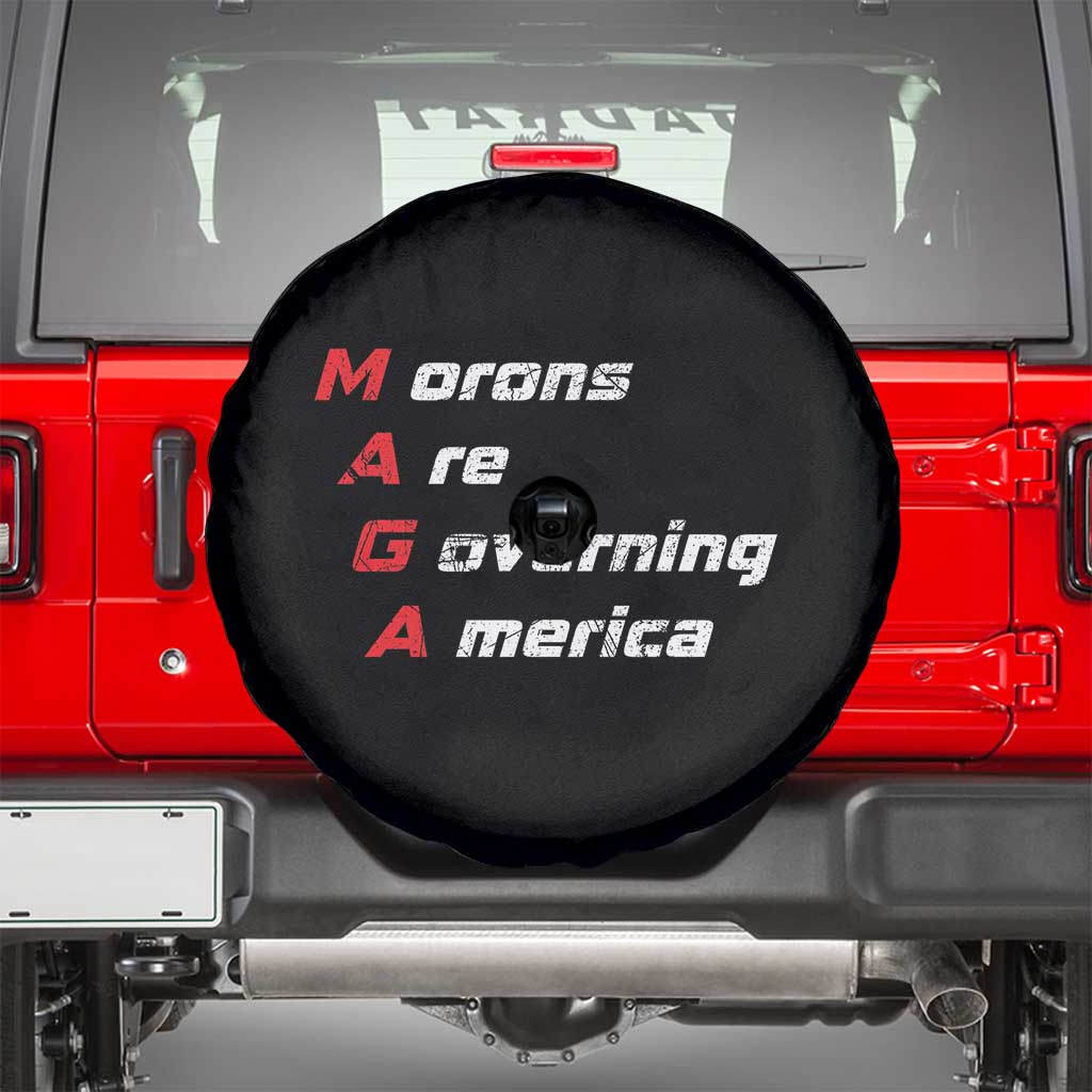 Morons Are Governing America Spare Tire Cover