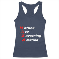Morons Are Governing America Racerback Tank Top