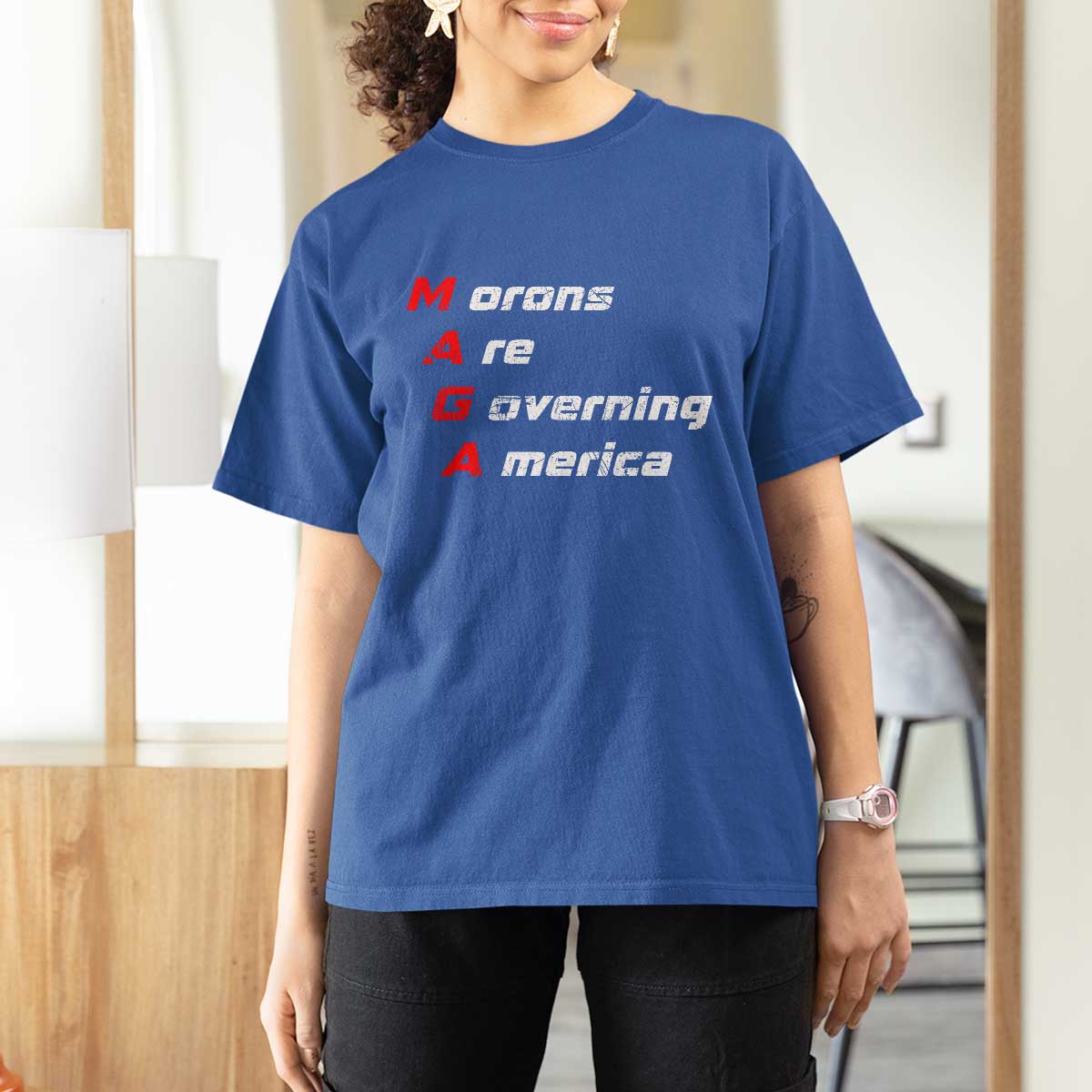 Morons Are Governing America T Shirt For Women