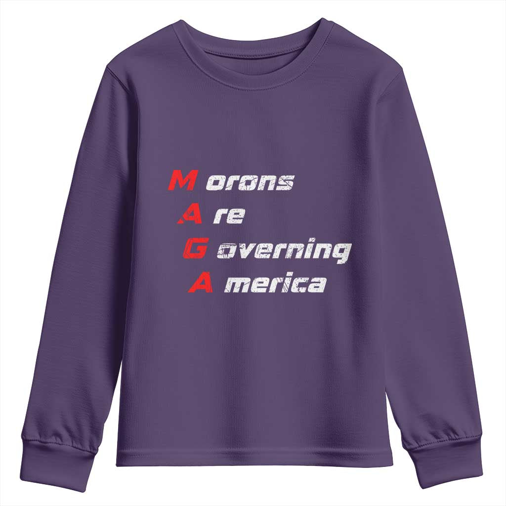 Morons Are Governing America Youth Sweatshirt