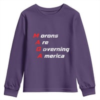 Morons Are Governing America Youth Sweatshirt