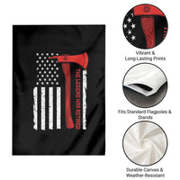 The Legend Has Retired Firefighter Garden Flag Vintage Retirement Gifts Fireman American Flag - Wonder Print Shop