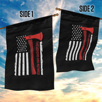 The Legend Has Retired Firefighter Garden Flag Vintage Retirement Gifts Fireman American Flag - Wonder Print Shop