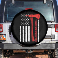 The Legend Has Retired Firefighter Spare Tire Cover Vintage Retirement Gifts Fireman American Flag - Wonder Print Shop