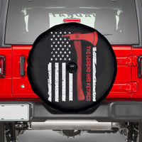 The Legend Has Retired Firefighter Spare Tire Cover Vintage Retirement Gifts Fireman American Flag - Wonder Print Shop