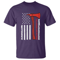 The Legend Has Retired Firefighter T Shirt Vintage Retirement Gifts Fireman American Flag - Wonder Print Shop