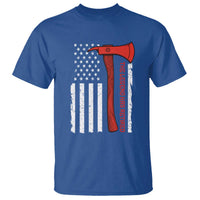 The Legend Has Retired Firefighter T Shirt Vintage Retirement Gifts Fireman American Flag - Wonder Print Shop