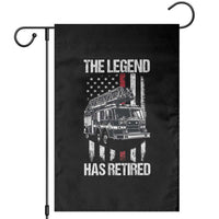 Retired Firefighter Garden Flag American Flag Vintage Fireman Retirement Gifts - Wonder Print Shop
