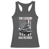 Retired Firefighter Racerback Tank Top American Flag Vintage Fireman Retirement Gifts - Wonder Print Shop