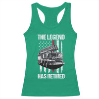 Retired Firefighter Racerback Tank Top American Flag Vintage Fireman Retirement Gifts - Wonder Print Shop