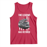 Retired Firefighter Tank Top American Flag Vintage Fireman Retirement Gifts - Wonder Print Shop