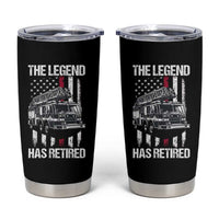 Retired Firefighter Tumbler Cup American Flag Vintage Fireman Retirement Gifts - Wonder Print Shop
