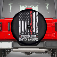 Retired Firefighter Spare Tire Cover Goodbye Tension Hello Pension Fireman Retirement Gifts - Wonder Print Shop