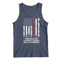 Retired Firefighter Tank Top Goodbye Tension Hello Pension Fireman Retirement Gifts - Wonder Print Shop