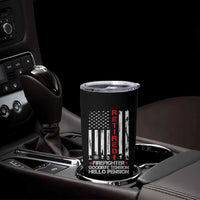 Retired Firefighter Tumbler Cup Goodbye Tension Hello Pension Fireman Retirement Gifts - Wonder Print Shop