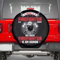 Retired Firefighter Spare Tire Cover Is An Honor Funny Retirement Gifts - Wonder Print Shop