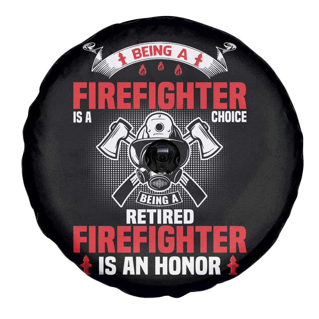 Retired Firefighter Spare Tire Cover Is An Honor Funny Retirement Gifts - Wonder Print Shop